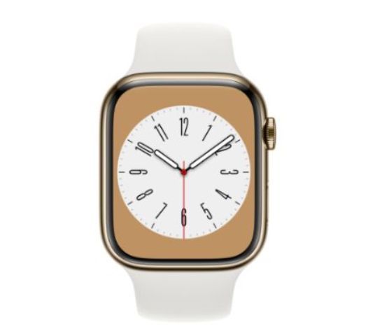 Apple Watch Series 6 - 32GB - GPS - 40mm - Gold - Aluminum - White - Sport Band - Rubber - Acceptable
