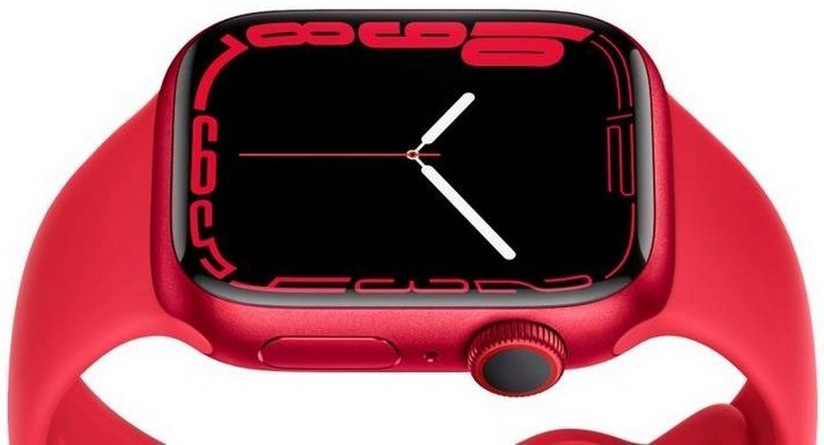 Apple Watch Series 7 - 32GB - GPS - 41mm - Red - Aluminum - Red - Sport Band - Rubber - Acceptable