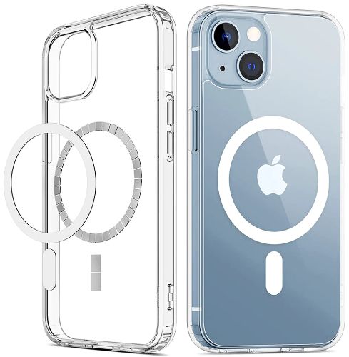 Sunnyway Tech  3 in 1 Combo Lens Protection Film/ Screen Protector and MagSafe Phone Case for iPhone 14 - Clear - Brand New