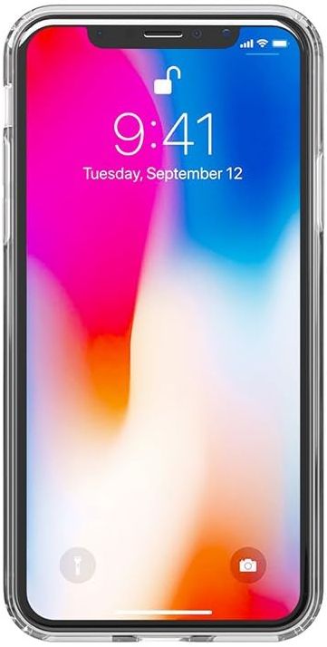 NZcloud 3 in 1 Combo Screen Protector x 2 & Clear Phone Case for iPhone X