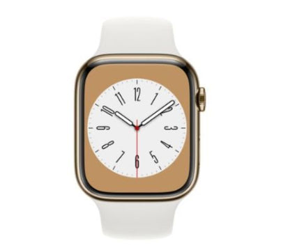 Apple Watch Series 5 / 32GB / Battery 100% / Gold-Aluminum-Sport Band-White