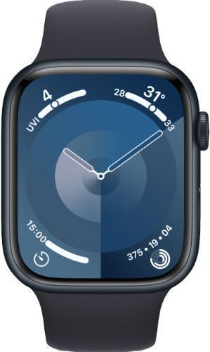 Apple Watch Series 9 / 64GB / Battery 80% / Midnight-Aluminum-Sport Band-Midnight