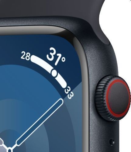 Apple Watch Series 9 / 64GB / Battery 80% / Midnight-Aluminum-Sport Band-Midnight