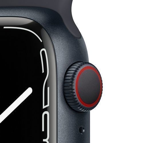 Apple Watch Series 7 / 32GB / Battery 100% / Midnight-Aluminum-Sport Band-Midnight