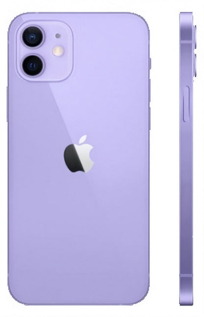 Apple iPhone 12 / 64GB / Battery 100% / Purple