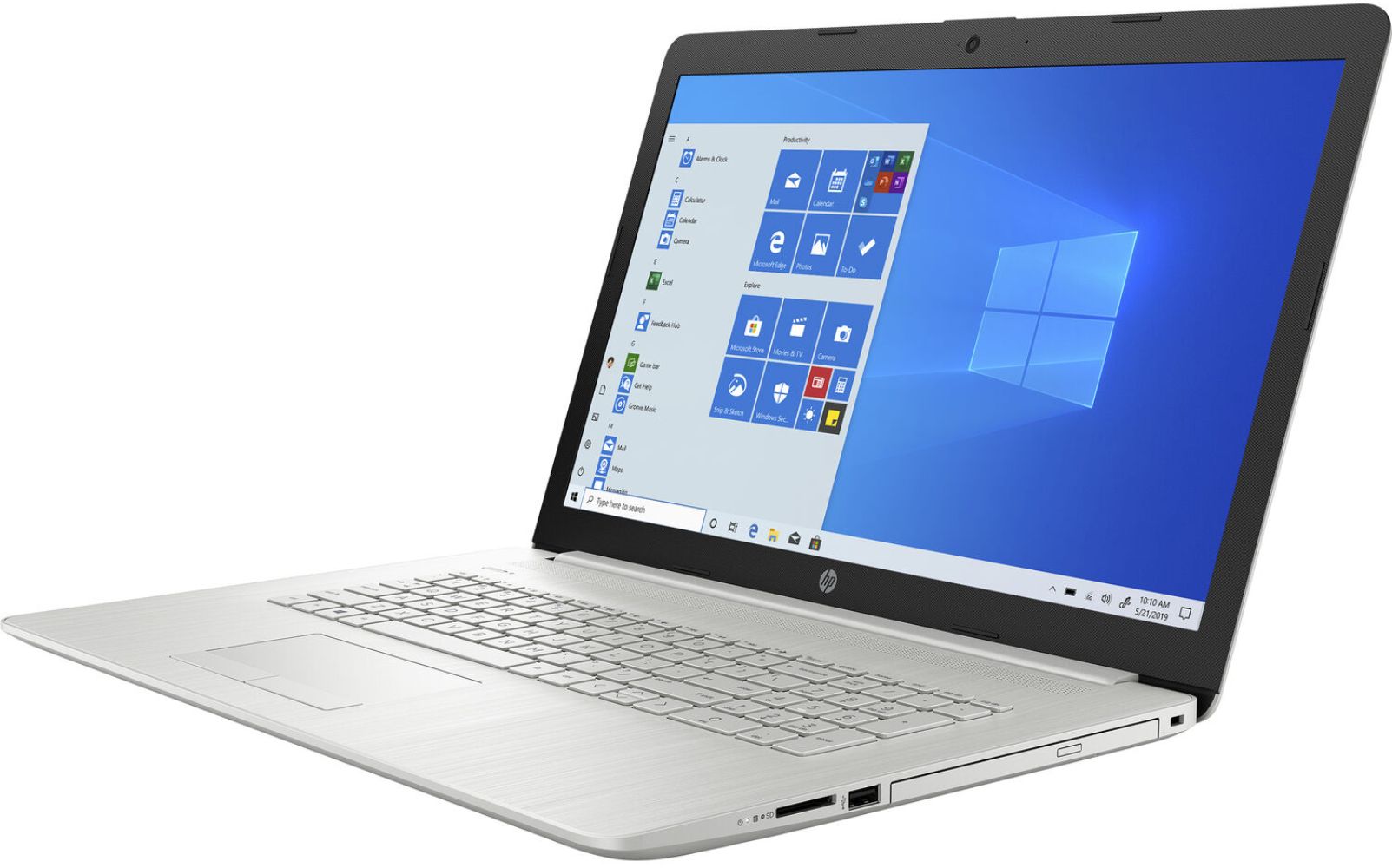 HP 17-by2xxx Laptop 17.3" / Intel Core i5-10210U@1.60GHz / 8GB RAM / 1TB / Good