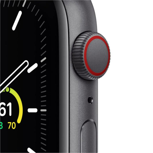 Apple  Watch SE 1st Gen (2020) - 32GB - GPS - 44mm - Space Grey - Aluminum - Charcoal - Sport Loop Band - Rubber - Good