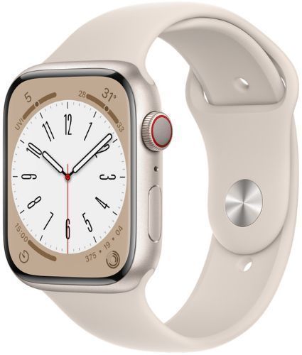 Apple Watch Series 8 / 32GB / Battery 80% / Starlight-Aluminum-Sport Band-Starlight