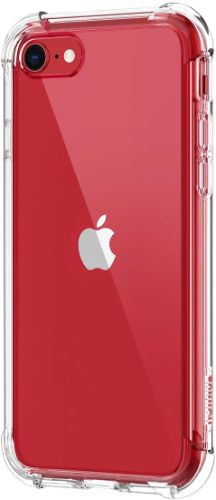 NZcloud 3 in 1 Combo Screen Protector x 2 & Clear Phone Case for iPhone 8 - Black - Brand New
