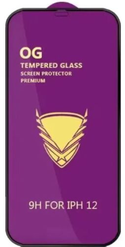 Golden Armor Tempered Glass Screen Protector for iPhone 12/12 Pro - Clear - Brand New