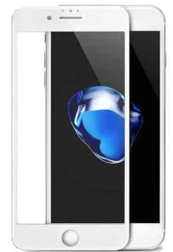 Golden Armor Tempered Glass Screen Protector for iPhone 7/8 - Clear/White - Brand New