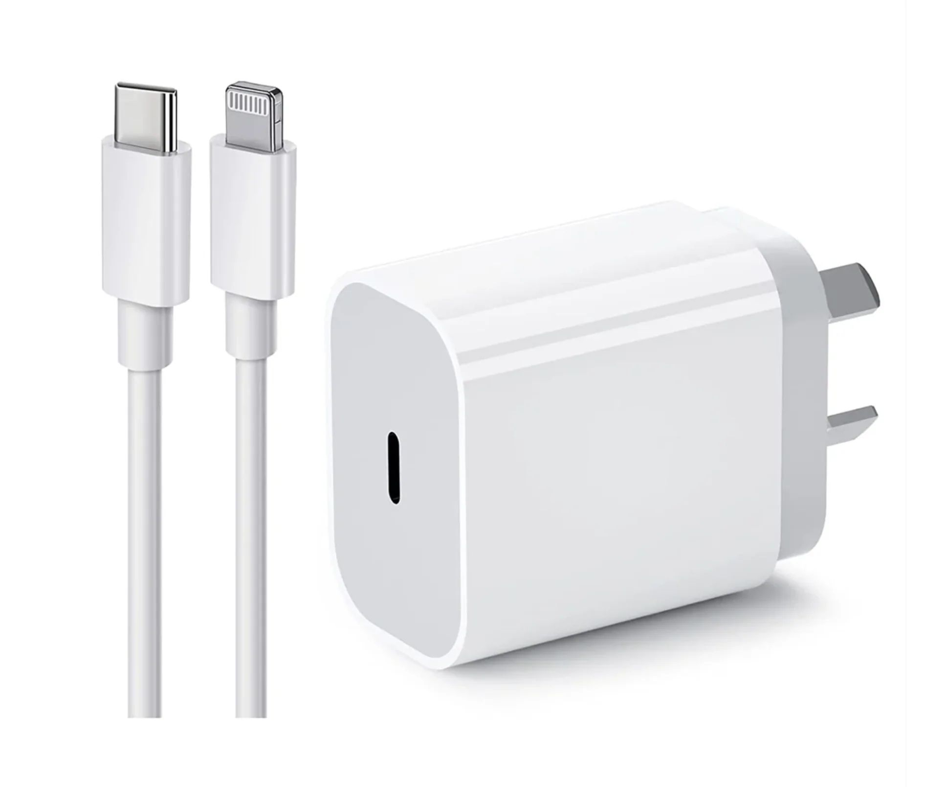 Sunnyway Tech Lightning to USB Cable (1M) - White - Brand New